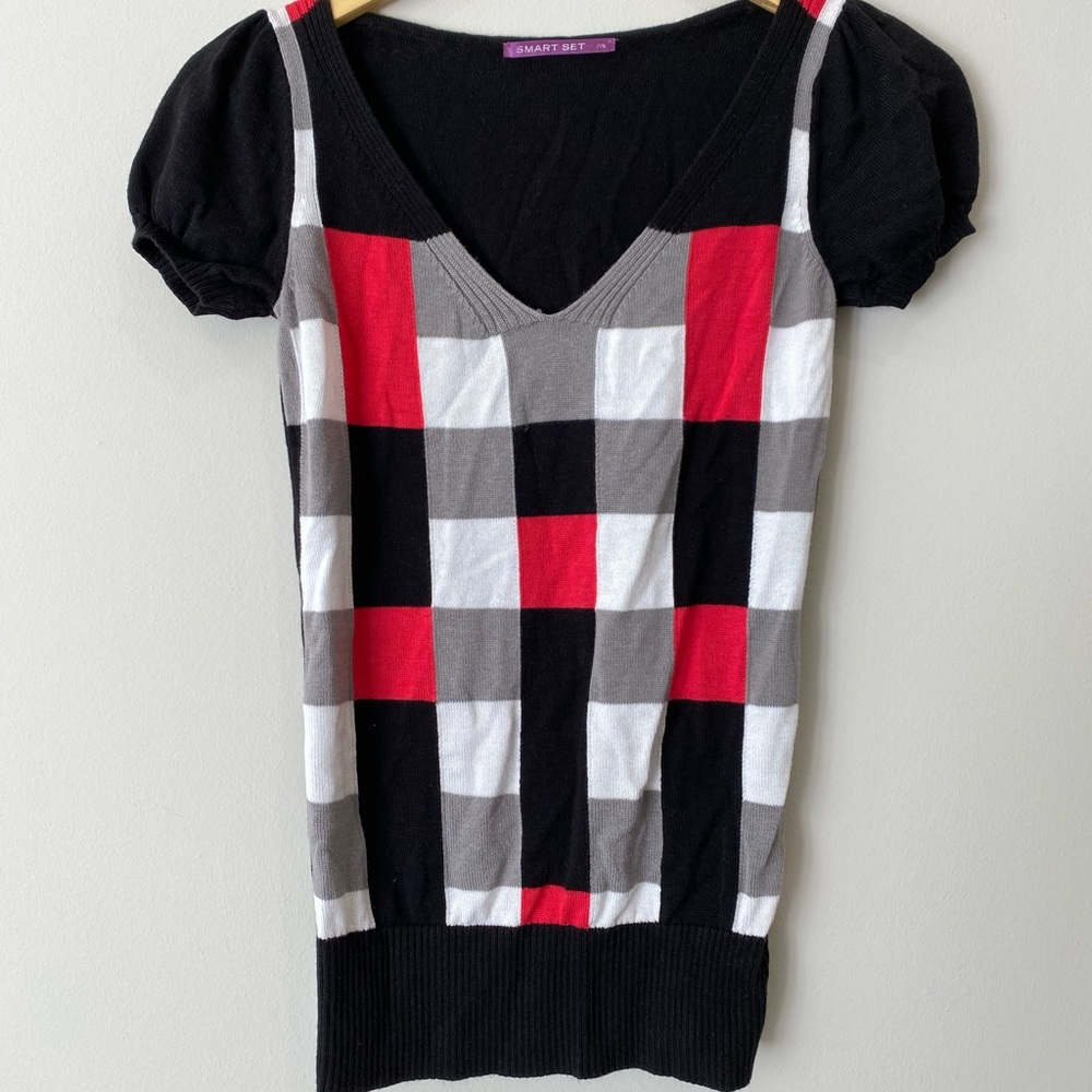 💜3 for $30 Smart set plaid shirt sleeve